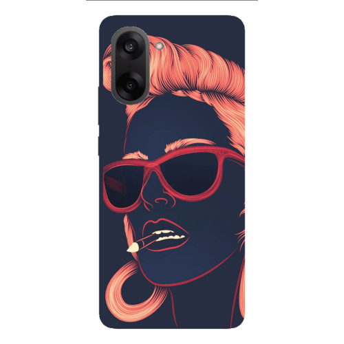 Oneplus Nord CE 5 Girl retro Transparent Silicone TPU Θήκη