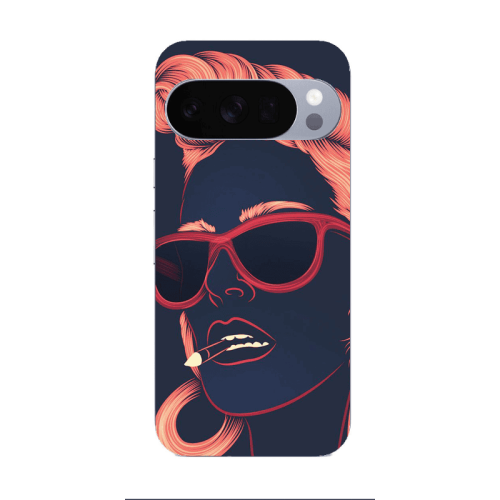 Google Pixel 10 Pro XL Girl retro Transparent Silicone TPU Θήκη