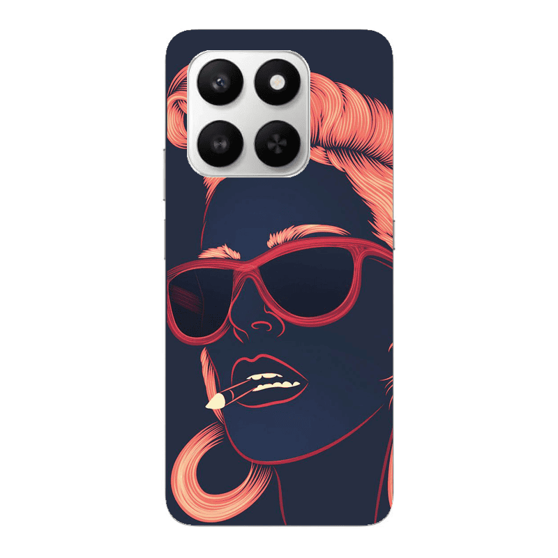 Honor Magic 400 Smart Girl retro Transparent Silicone TPU Θήκη