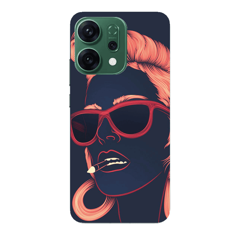 Oppo RENO 14 Girl retro Transparent Silicone TPU Θήκη