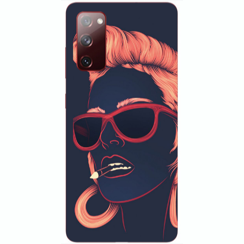 Samsung S20 FE Girl retro Transparent Silicone TPU Θήκη