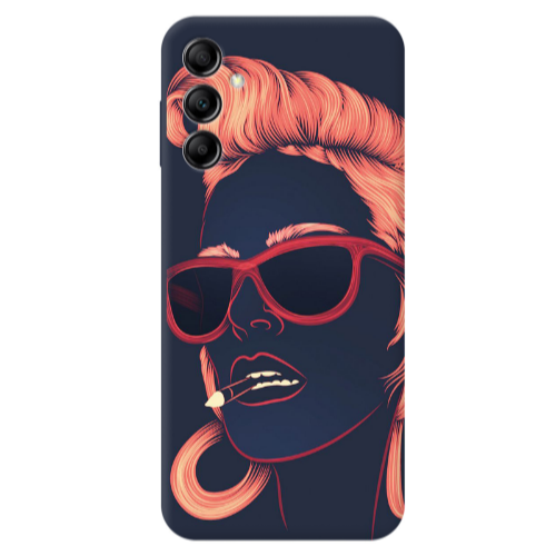 Samsung A24 Girl retro Transparent Silicone TPU Θήκη