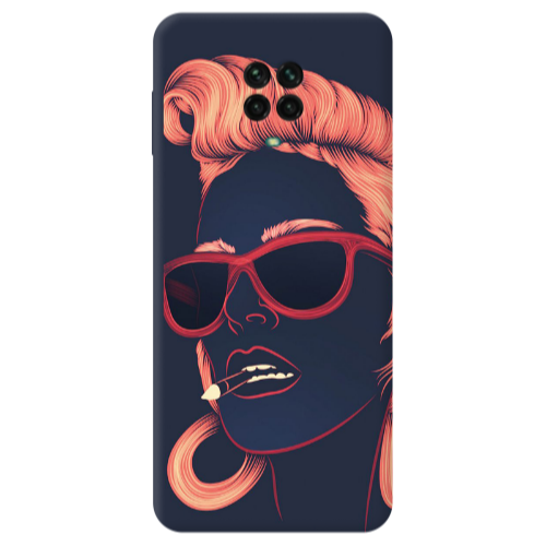 Xiaomi Redmi Note 9S Girl retro Transparent Silicone TPU Θήκη