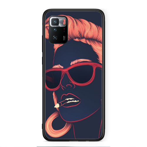 Xiaomi Poco X3 GT Girl retro Black Glossy Θήκη