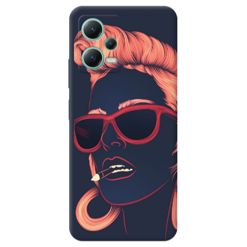 Xiaomi Redmi Note 12 Pro Plus 5G Girl retro Transparent Silicone TPU Θήκη