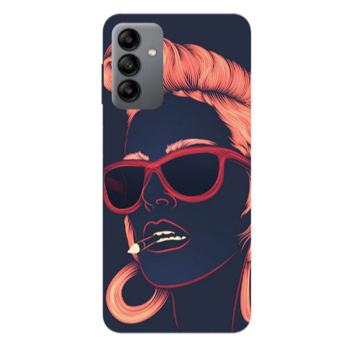 Samsung A13 5G Girl retro Transparent Silicone TPU Θήκη