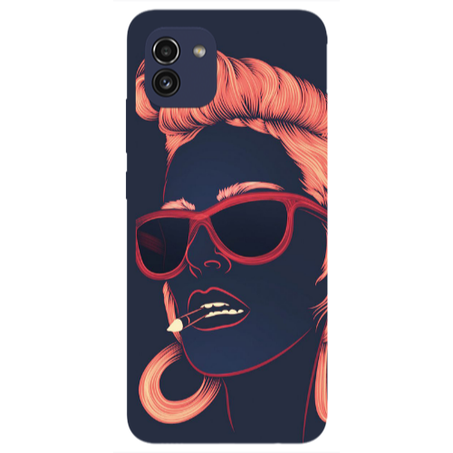 Samsung A03 Girl retro Transparent Silicone TPU Θήκη