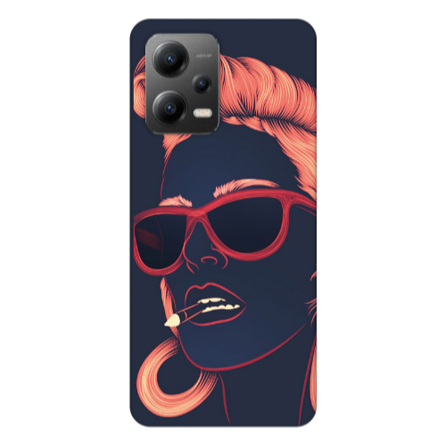 Xiaomi Poco X5 Girl retro Transparent Silicone TPU Θήκη