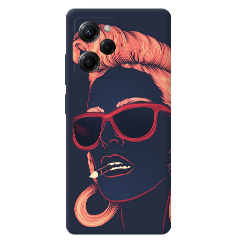 Xiaomi Poco X5 Pro Girl retro Transparent Silicone TPU Θήκη