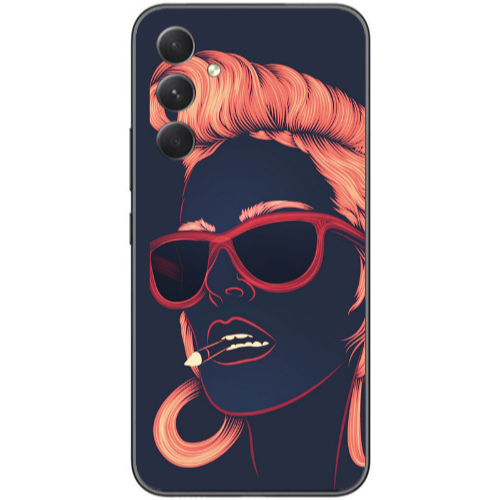 Samsung Galaxy A25 Girl retro Transparent Silicone TPU Θήκη