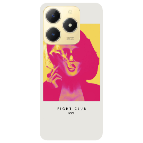 Realme C61 Fight club Transparent Silicone TPU Θήκη