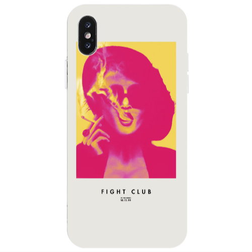 Apple iPhone Xs Fight club Transparent Silicone TPU Θήκη