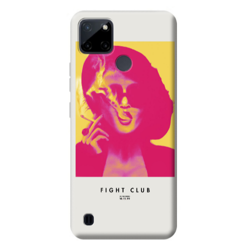 Realme C25Y Fight club Transparent Silicone TPU Θήκη