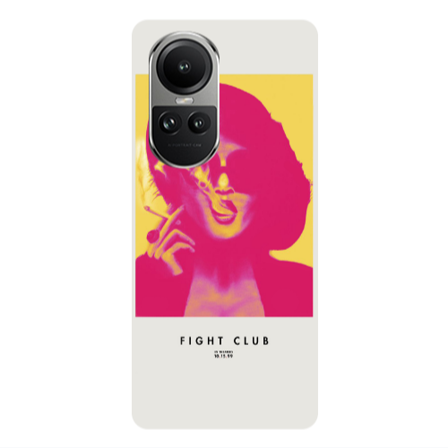 Oppo Reno10 5G Fight club Transparent Silicone TPU Θήκη