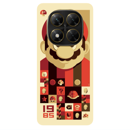 Xiaomi Poco X7 Super mario Transparent Silicone TPU Θήκη