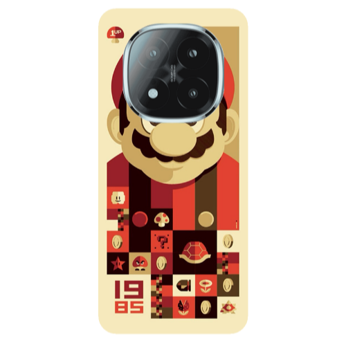 Xiaomi Redmi Note 14 Pro + 5g Super mario Transparent Silicone TPU Θήκη