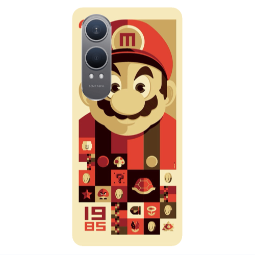 Oneplus Nord Ce 4 lite Super mario Transparent Silicone TPU Θήκη