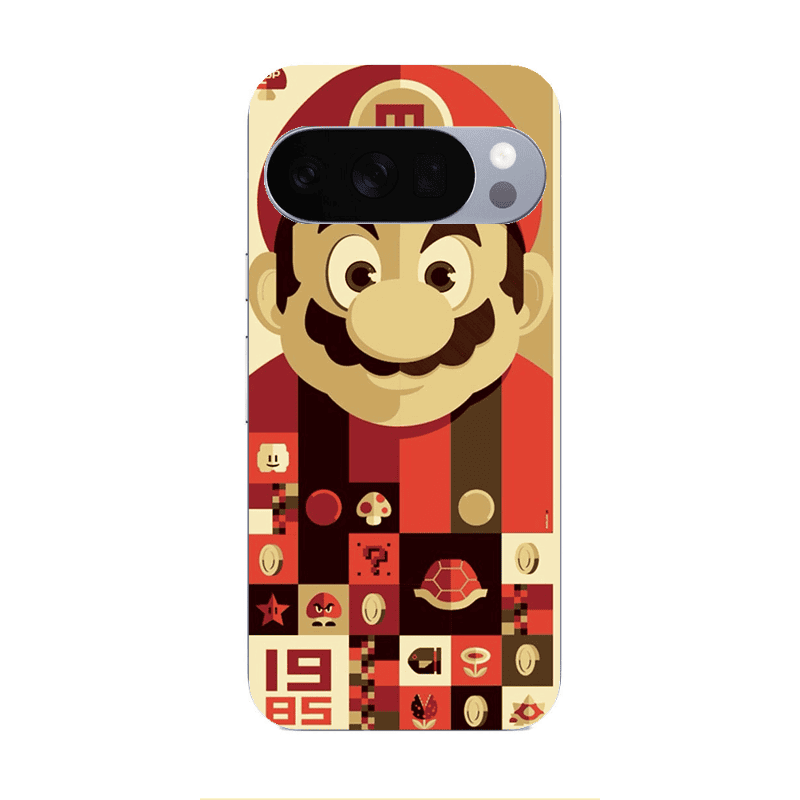 Google Pixel 10 Pro Super mario Transparent Silicone TPU Θήκη