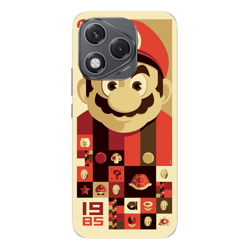 Honor 400 Lite Super mario Transparent Silicone TPU Θήκη