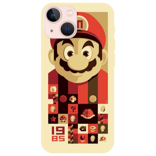 Apple iPhone 13 Super mario Transparent Silicone TPU Θήκη
