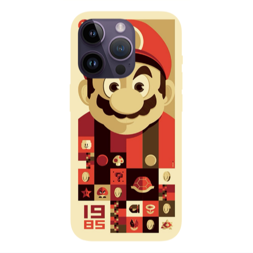 Apple iPhone 14 Pro  Super mario Transparent Silicone TPU Θήκη