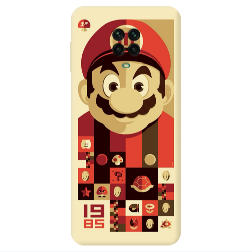 Xiaomi Redmi Note 9S Super mario Transparent Silicone TPU Θήκη