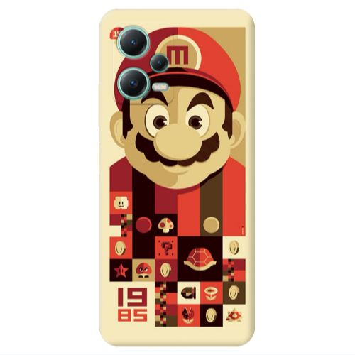 Xiaomi Redmi Note 12 Pro 5G Super mario Transparent Silicone TPU Θήκη