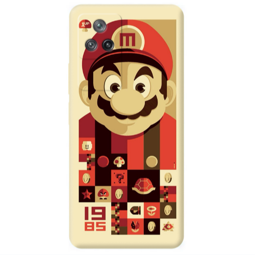 Xiaomi Poco F4 Super mario Transparent Silicone TPU Θήκη