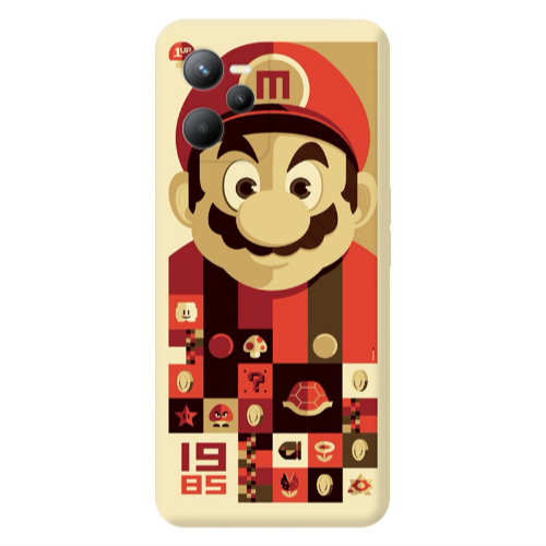 Realme C35 Super mario Transparent Silicone TPU Θήκη