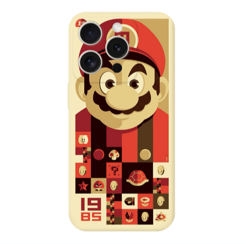 Apple iPhone 15 Pro Super mario Transparent Silicone TPU Θήκη