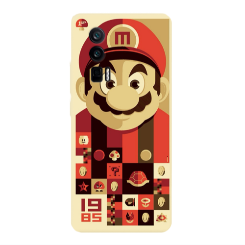 Xiaomi Poco F5 Pro Super mario Transparent Silicone TPU Θήκη