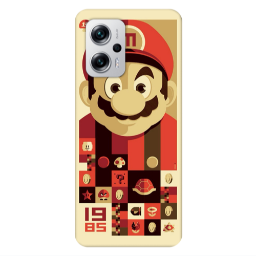 Xiaomi Poco X4 GT Super mario Transparent Silicone TPU Θήκη