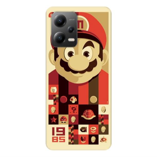 Xiaomi Poco X5 Super mario Transparent Silicone TPU Θήκη