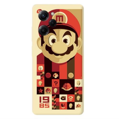Xiaomi Poco X5 Pro Super mario Transparent Silicone TPU Θήκη