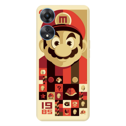 Oppo A 98 Super mario Transparent Silicone TPU Θήκη
