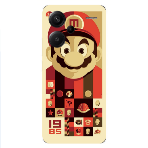 Xiaomi Redmi Note 13 Pro+ 5G  Super mario Transparent Silicone TPU Θήκη