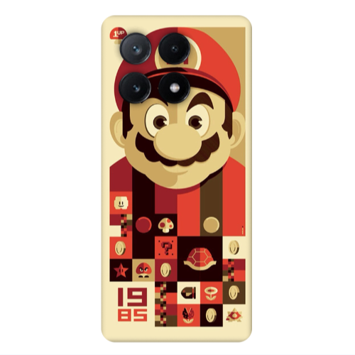 Xiaomi Poco X6Pro 5G Super mario Transparent Silicone TPU Θήκη