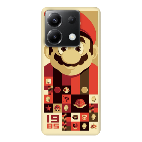 Xiaomi Poco X6 5G Super mario Transparent Silicone TPU Θήκη