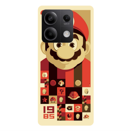 Xiaomi Redmi Note 13Pro 5G Super mario Transparent Silicone TPU Θήκη