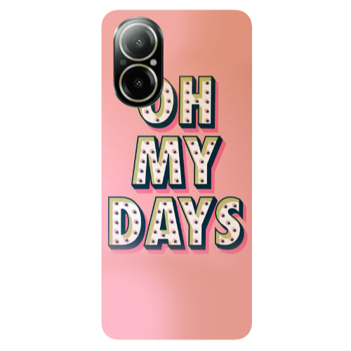 Realme C67 Oh my days Transparent Silicone TPU Θήκη