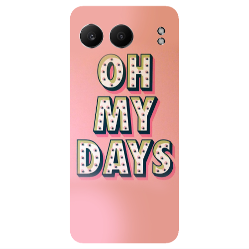 Oneplus Nord 4 Oh my days Transparent Silicone TPU Θήκη