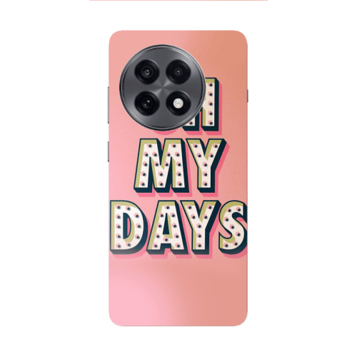 Oneplus 13 R Oh my days Transparent Silicone TPU Θήκη