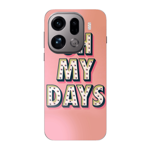 Oppo Find X9 Pro Oh my days Transparent Silicone TPU Θήκη