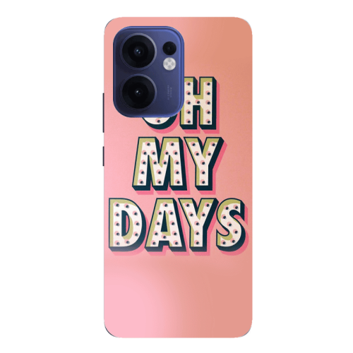 Oppo Reno13 FS Oh my days Transparent Silicone TPU Θήκη