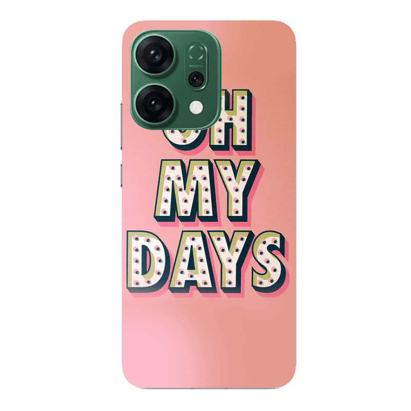Oppo RENO 14 Oh my days Transparent Silicone TPU Θήκη
