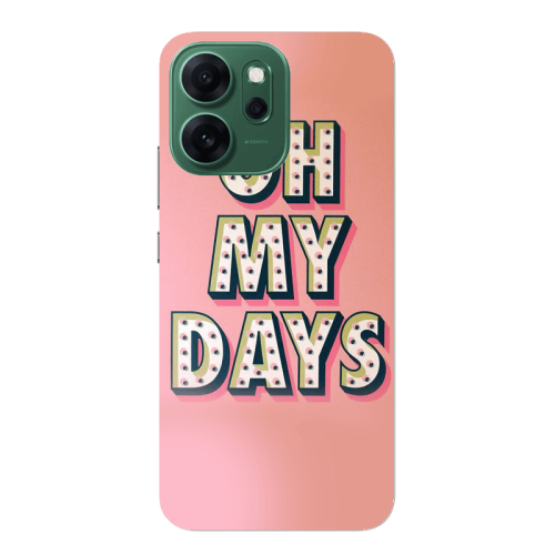 Oppo 14 F Oh my days Transparent Silicone TPU Θήκη