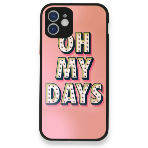 Apple iPhone 12 Oh my days Black Glossy Θήκη