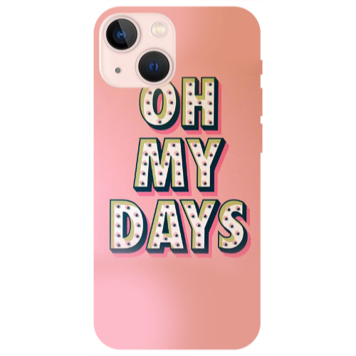 Apple iPhone 13 Oh my days Transparent Silicone TPU Θήκη