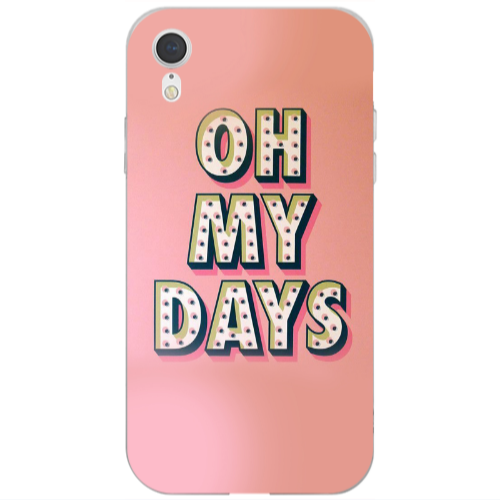 Apple iPhone Xr Oh my days Transparent Silicone TPU Θήκη