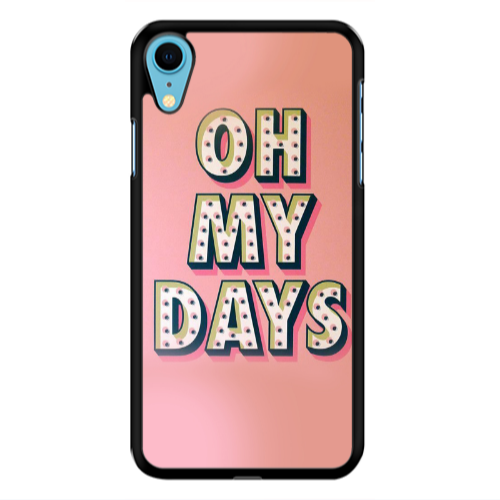Apple iPhone Xr Oh my days Black Glossy Θήκη